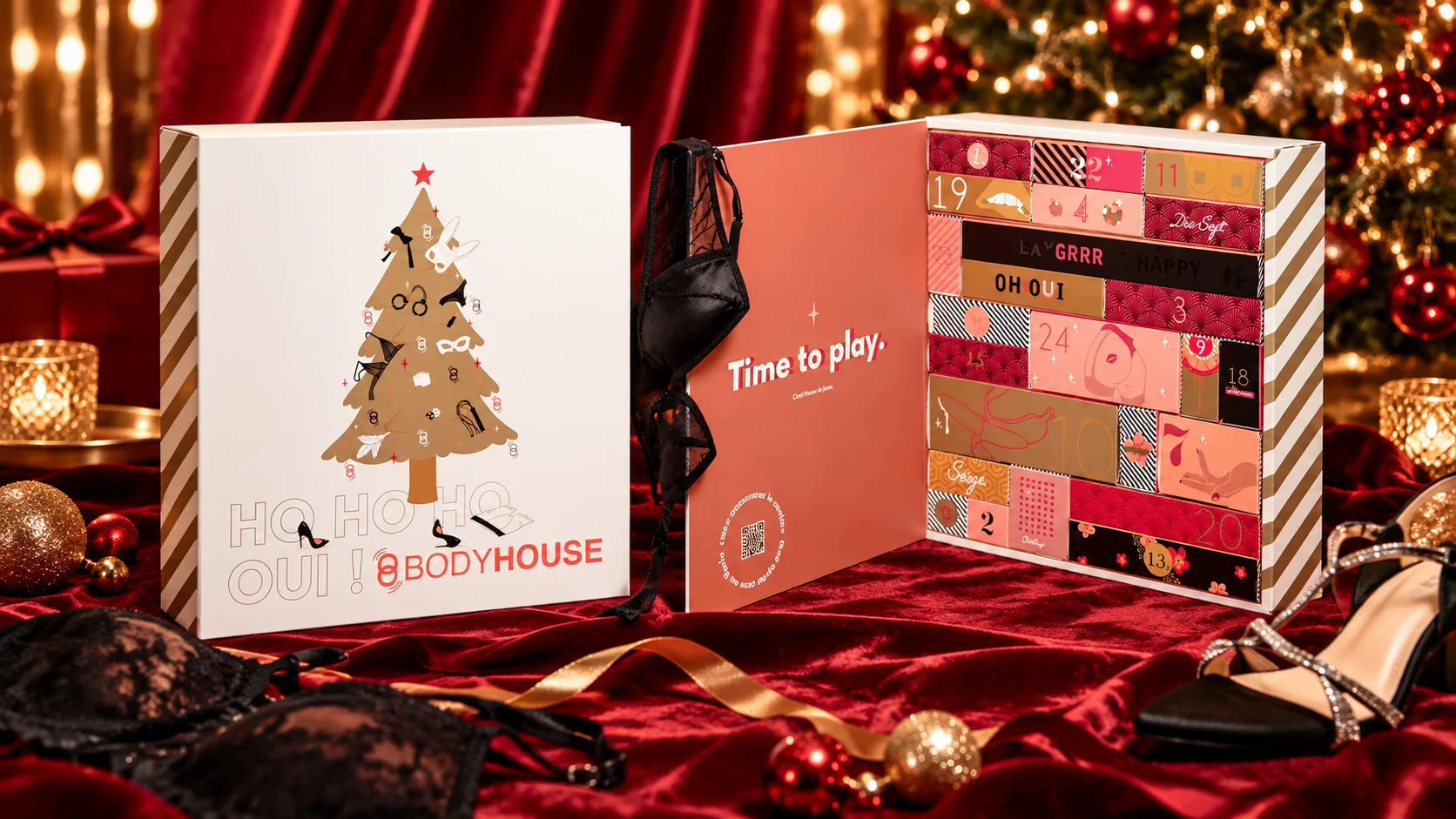 Calendrier de l'Avent coquin Body House 2026 avec 24 surprises pour adultes